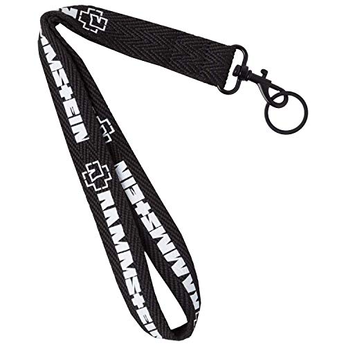 Preisvergleich Produktbild Rammstein Schlüsselband Heavy Lanyard, Offizielles Band Merchandise Fan Lanyard