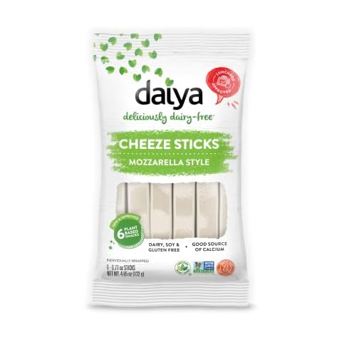 Daiya Dairy Free Mozzarella Style Vegan Cheese Sticks Cover