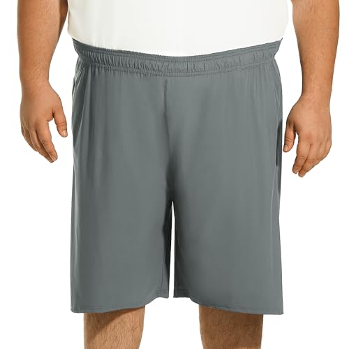 Big and Tall Mens Athletic Shorts Active Running Shorts with Pockets 3XL-6XL