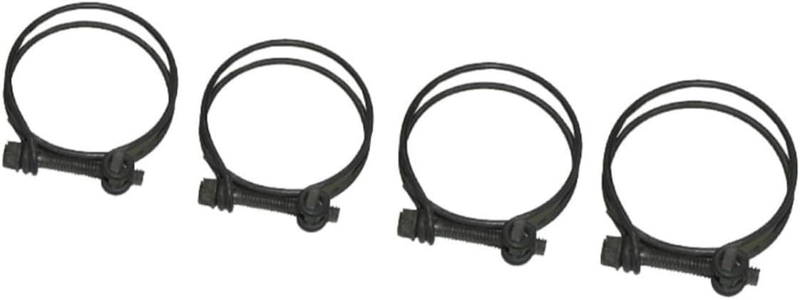 Inline Tube Compatible with 1964-70 Oldsmobile Radiator Hose Clamp Kit 4pc