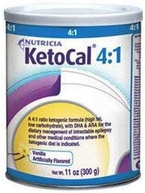 SB101777EA - KetoCal 4:1 Vanilla Flavor Powder Can 300g