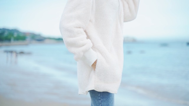 LIVACASA Veste d'hiver en Peluche pour Femme Cardigan