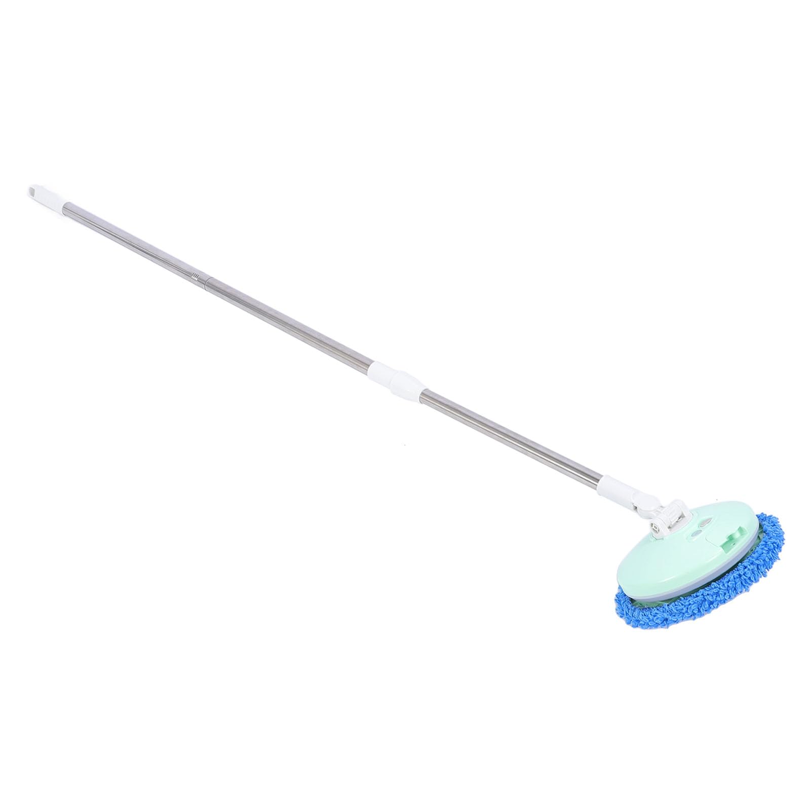 Cepillo de Limpieza de Coche eléctrico, Cepillo Giratorio para Lavado de Coches, Herramienta de Limpieza de fregona, Mango telescópico, cerdas Suaves para Uso doméstico, Suelo de (Verde)