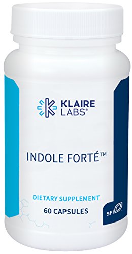 Klaire Labs Indole Forte - Diindolylmethane (DIM) & Indole-3-Carbinol Detox Support for Men & Women, Formula with Compounds Found in Broccoli & Cabbage (60 Capsules) Klaire Labs Indole Forte - Diindolylmethane (DIM) & Indole-3-Carbinol Detox Support for Men & Women, Formula with Compounds Found in Broccoli & Cabbage (60 Capsules)
