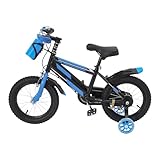 Jerool Vélo pour enfant de 14 ', avec roues stabilisatrices, vélo pour enfant à partir de 3 ans