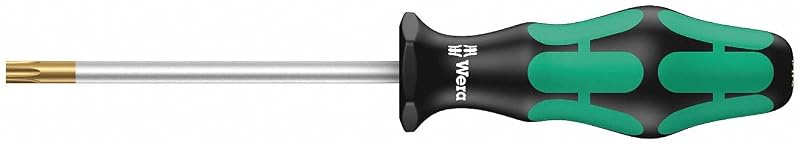 Chave de fenda Torx Wera Kraftform Plus 367 HF TX20 com função de retenção e haste de 100 mm