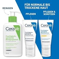 CeraVe Feuchtigkeitsspendende Gesichtscreme für normale bis trockene Haut, Ultraleichte Formel, Mit Hyaluron, Niacinamid und 3 essenziellen Ceramiden, 2 x 52 ml – Ansicht 7
