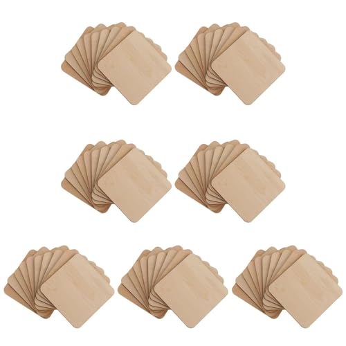 YSJCHEBS 70 Piezas De Astillas De Madera Cuadradas, Materiales pa...