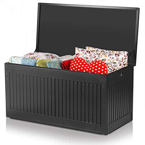 Gartenbox Auflagenbox 270L 300L Kunststoff Sitzbank Gartenaufbewahrung Aufbewahrungsbox Aufbewahrungskiste Kissenbox… – Bild 6