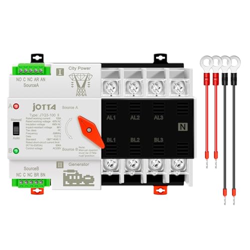 Jotta W2R-2P/3P/4P 100A 220V Mini ATS Transfer Switch