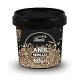 Anís Semillas 60 g - Semillas de anís 100% naturales, delicadamente secadas para conservar su calidad