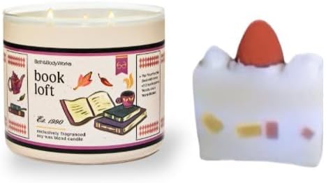 Book Loft - White Barn-Bath/Body Work- 3-Wick Scented Candle 14.5 OZ Burns 25-45 Hours and Strawberry Cake soap (Label Artwork Varies)