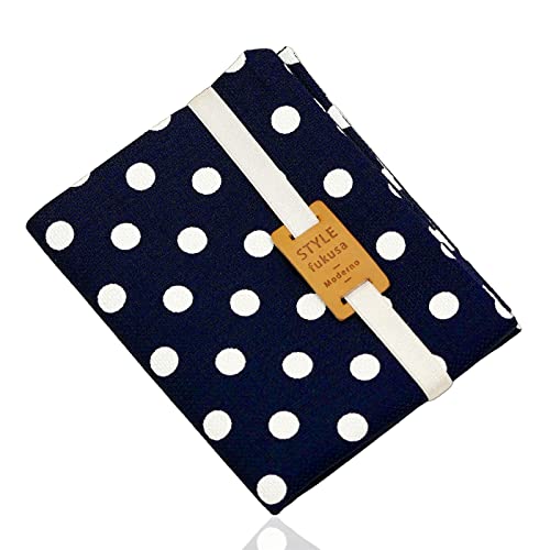 コンパクトふくさ 慶弔用 結婚式 袱紗 男性 女性 おしゃれ かっこいい 日本製 コンパクト 折りたたみ 大一創芸 SFM01-05 ドットネイビー