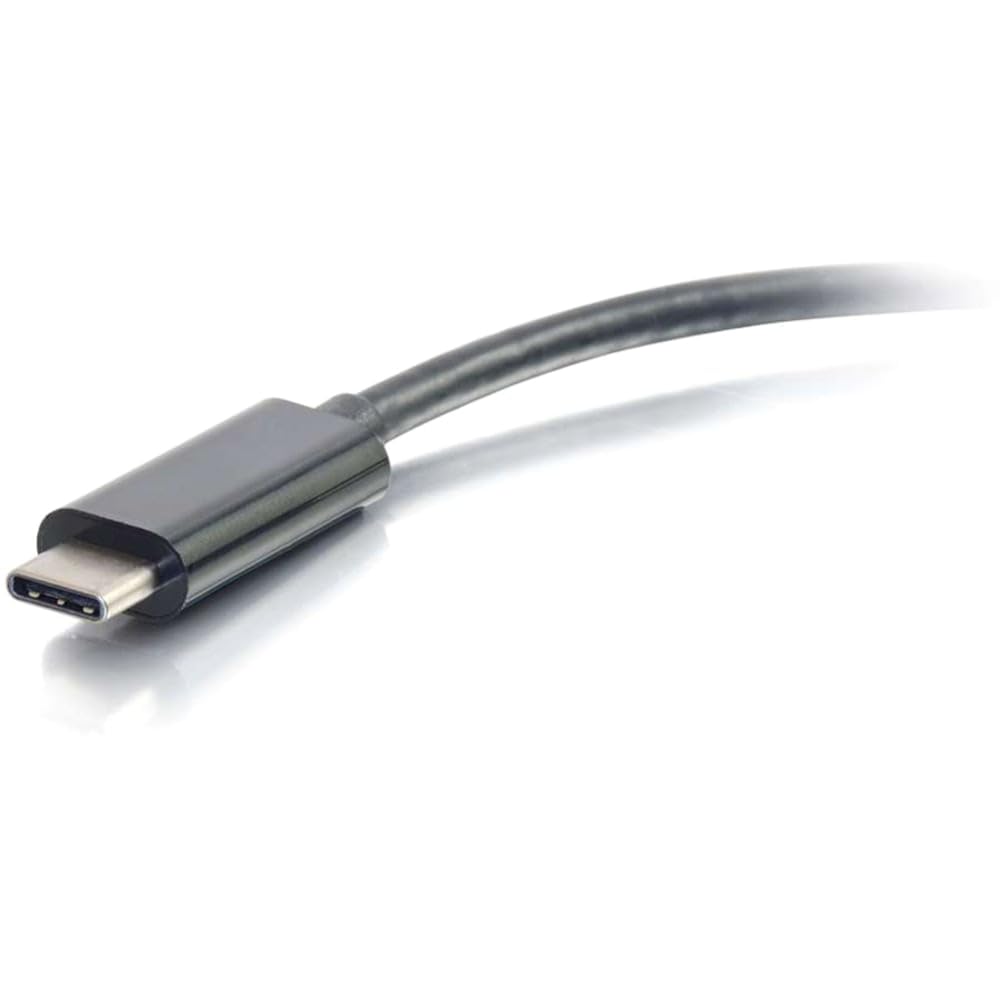 C2G Adaptador USB, concentrador USB, Adaptador Ethernet con alimentación, 3 Puertos, Negro, Cables para Llevar 29747