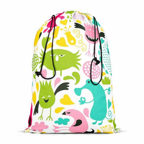 Image of ArtzFolio Monsters | Reusable Sack Bag | Bag for Gym, Storage, Vegetable & Travel