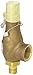 Kingston 710D46S1K-150 Safety Valve, D Orifice, Brass Body & Trim, 1/2" Inlet x 1" Outlet, Silcone Disc, Open Lever, ASME Sec. VIII Air/Gas, 15-400 psi Pressure Range, 150 psi Set Pressure