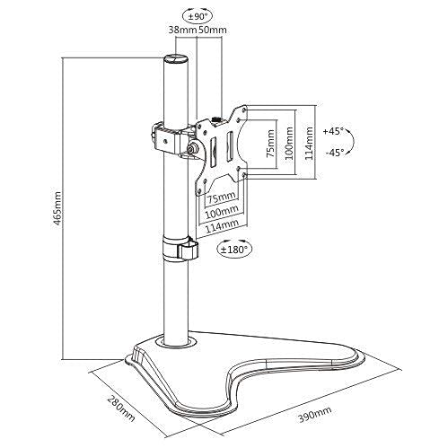 Fully Adjustable Monitor Stand 