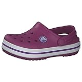 Type: Clog mit Fersenriemen Crocs Kinder Sandale Crocband Clog K 204537 Viola 36-37