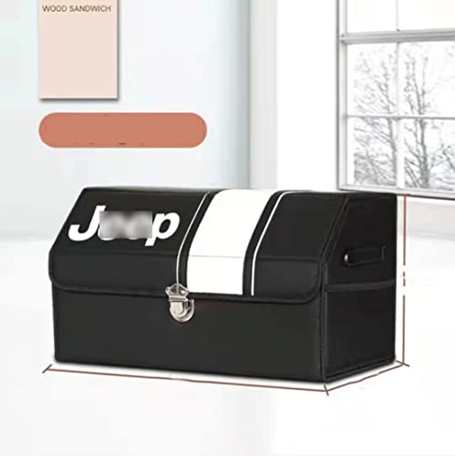 ジープ 折りたたみ収納ボックス ラゲッジ収納ソフト 収納ケース チェロキー パトリオット レネゲード 専属ロゴ パーティション収納設計 板挟み 丈夫で長持ちする 車用