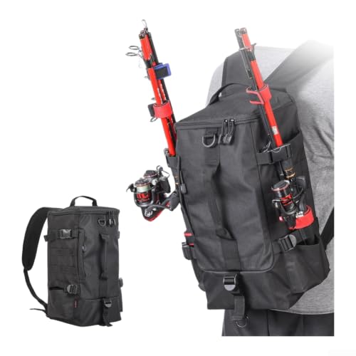 Mochila de pesca sin dolor de espalda gracias al peso equilibrado 2