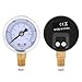 42mm Water Pressure Meter 0 to 200PSI & 0 to 14Bar Scale 1/8 NPT Thread Hydraulic Manometer for Home and Industrial Use