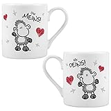 Sheepworld Tassen: je 10 cl Fassungsvermögen, Durchmesser 5,2 cm, Höhe 5,8 cm