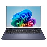 Dell 16 Plus 2-in-1 Laptop Copilot+ DB06250 – 16" 2.5K (2560 x 1600) Touch, HDR600, Intel Core Ultra 7 Series 2, 16GB LPDDR5X, 1TB SSD, Windows 11 Home, FHD-Kamera, QWERTZ-Tastatur, Indigo Blau