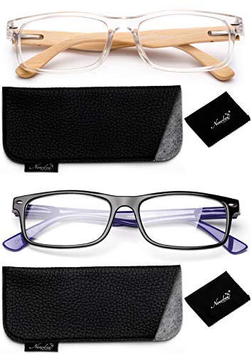 Image of Newbee Fashion-Clear Lense Glasses Men Women Fashion Clear Lens Glasses Frame Non Prescription Rectangular Frame