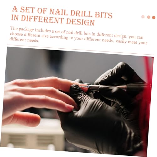 Kit profesional de fresas para manicura y cuidado de cutículas miniatura 2