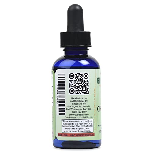 Good State Liquid Ionic Chromium Ultra Concentrate - 10 Drops Equals 200 Mcg - 100 Servings Per Bottle #TOP5