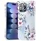 Luolnh IPhone 15 Case - Clear Floral Pattern, Shockproof TPU Hard Back Cover For Women, 6.1 Inch