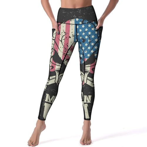 Leggings pour fitness et gym anti glissement taille haute S