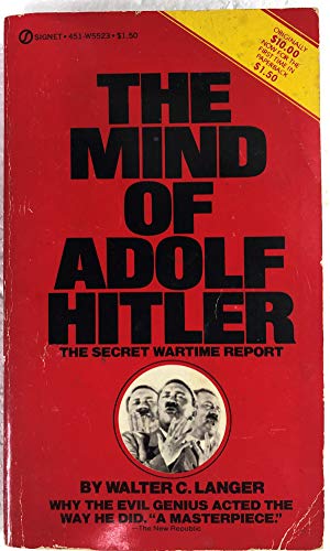 The Mind of Adolph Hitler: The Secret Wartime R... B000K2LZNE Book Cover