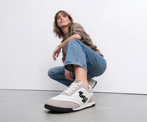 Image of LOUIS STITCH Women's Casual Lightweight Sneakers | Ortholite Cushioned Comfort | Dual-Color TPR Sole | Lightweight & Comfortable Casual Lace-Up Shoes | LSD-SNK-NBL & DNM