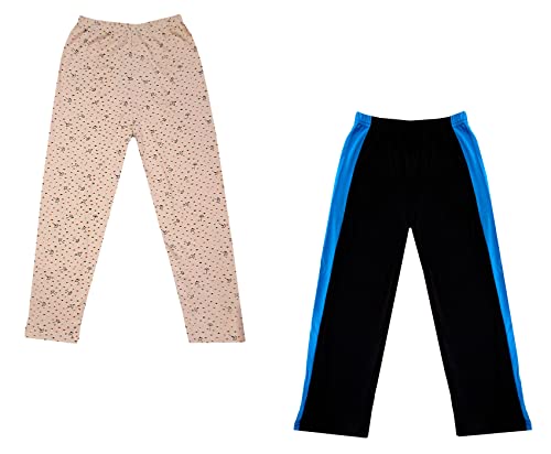 Image of indi weaves Boys and Girls Cotton Solid and Printed Pyjama /Pant /Trackpants