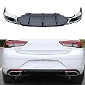 YYKJZ ABS Auto Heckstoßstange Hecklippe Diffusor Heckspoiler, für Opel Insignia 2017-2019, Karosserie modifiziertes Zubehör YYKJZ ABS Auto Heckstoßstange Hecklippe Diffusor Heckspoiler, für Opel Insignia 2017-2019, Karosserie modifiziertes Zubehör