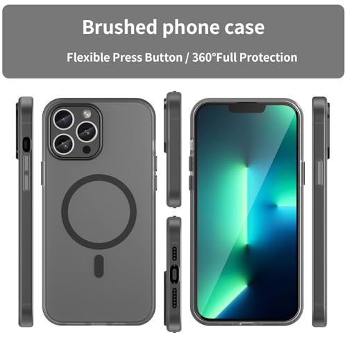 Coque iPhone 13 Pro Max Asuwish compatible Magsafe et protège-écran mat