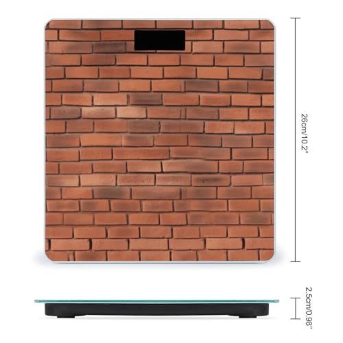 Báscula digital para baño 180kg con pantalla LCD miniatura 2