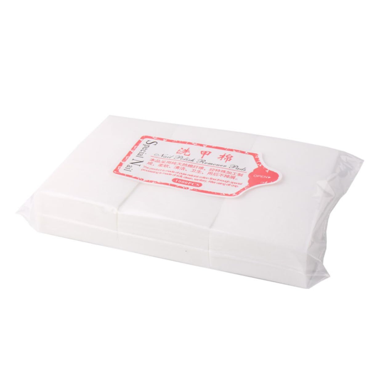 FRCOLOR 3000pcs Nail Polish Pads Thickened Nail Cleaning Pads for Girls Alternative Dry Towels Cotton