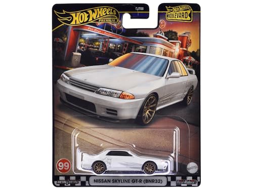 Hot Wheels Nissan Skyline GT-R Boulevard blanco miniatura 1