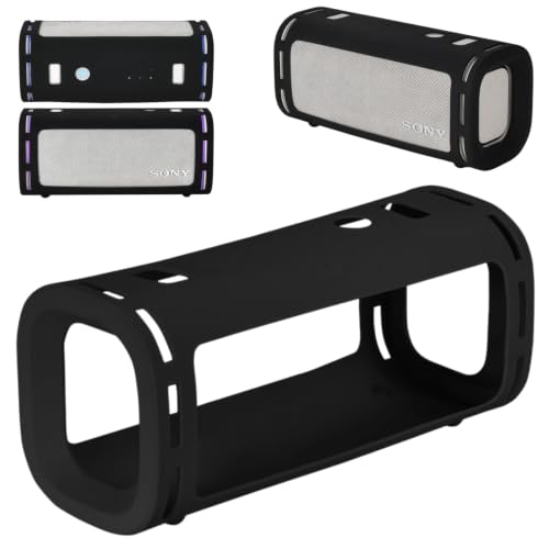 Fenmaru Sony ULT Field 5 �Ή� �V���R���P�[�X �ی�P�[�X �ی�J�o�[ Sony ULT Field 5 �Ή� �A�N�Z�T���[ ���C�����XBluetooth�X�s�[�J�[ (Black)
