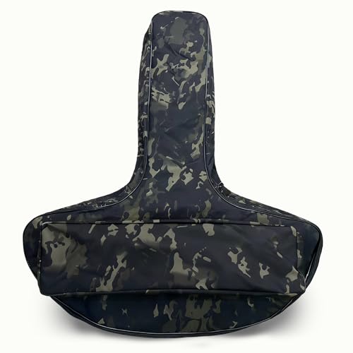 Silfrae Soft Crossbow Case Camo Crossbow Storage Bag Tactical Crossbow Bag (37in Black Camo)
