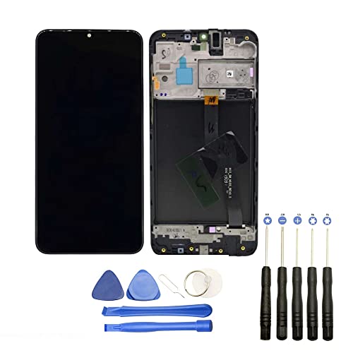 Visiodirect® Ecran Complet: Vitre Tactile + Ecran LCD sur châssis Compatible avec Samsung Galaxy A10 SM-A105F 6.2