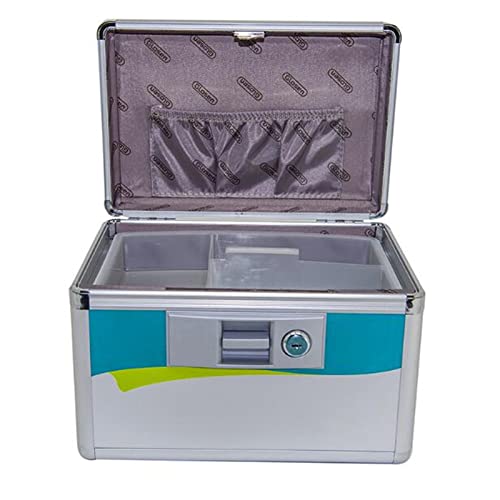 Erste Hilfe Set Familienmedizin Kabinett Multilayer Medical Erste-Hilfe-Kit Medizin Haushaltskinder erhalten Fall Kunststoffkasten Verbandskasten (Color : B)