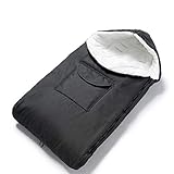 5.Kinderwagen-Handwärmer - Die Oberfläche besteht aus wasserdichtem Material und die Innenseite aus dickem Fleece. Bieten Sie Schutz und Komfort für Ihre Hände, egal ob bei Regen, Schnee oder Wind