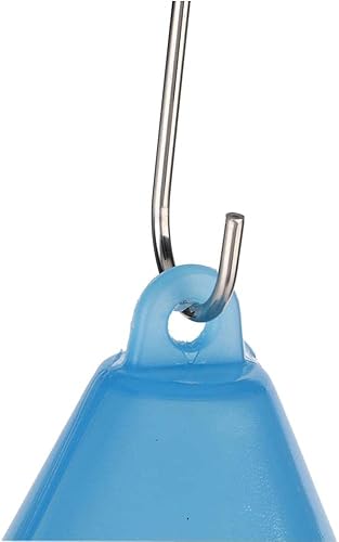 Miniatura 6 de Baciihaw Comedero colgante de colibríes de plástico transparente para exteriores dispositivo de alimentación para pájaros para decoración de jardín