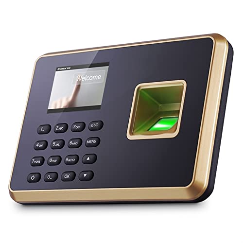 Control Horario Empleados, Máquina de tarjetas de tiempo A2 Reloj de tiempo de tiempo biométrico Máquina de asistencia a tiempo pequeña y mediana Tiempo de tamaño mediano