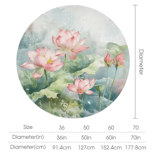 Nappe ronde imperméable idéale pour repas de mariage et dîners - 3