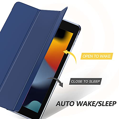 Image of Moko Smart Case for iPad 9th / 8th / 7th Generation Case 10.2 Inch, Navy Blue