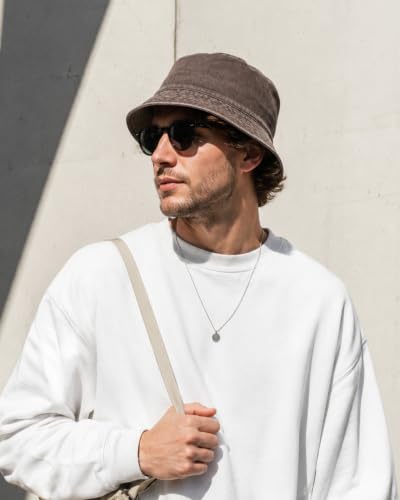 Image of Zylioo XL XXL Bucket Hat for Big Heads, Washed Cotton Sun Hat | Roomy L-XXL Fit With Washed Cotton Comfort, Easy To Fold For Fishing, Beach, Hiking, Travel, And Summer Wear